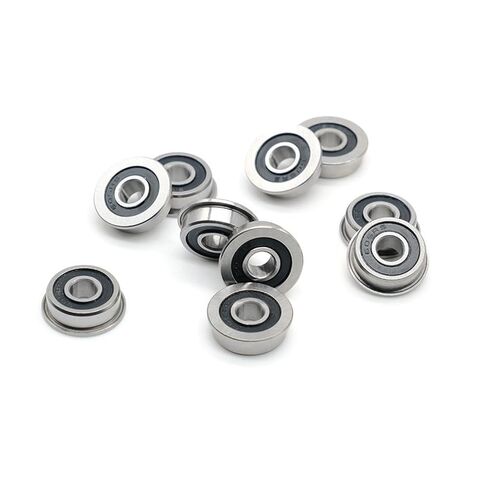 F695RS Fit for VORON Mobius 2/3 2/4 3D Printer 10Pcs F695 2RS Bearing 5 * 13 * 4mm Flanged Miniature Ball Bearings in Saudi Arabia