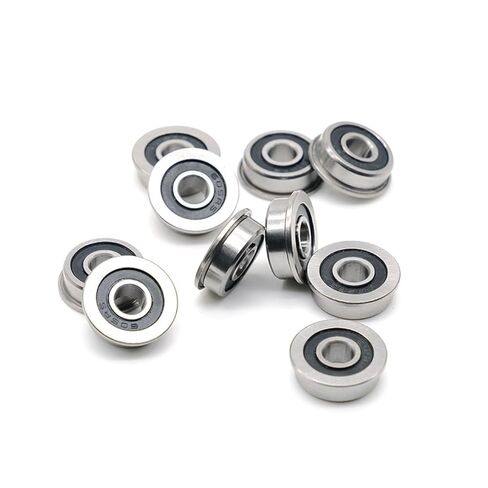 F695RS Fit for VORON Mobius 2/3 2/4 3D Printer 10Pcs F695 2RS Bearing 5 * 13 * 4mm Flanged Miniature Ball Bearings in Saudi Arabia