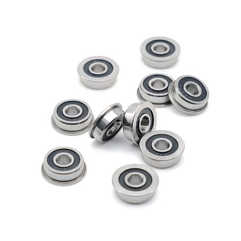 F695RS Fit for VORON Mobius 2/3 2/4 3D Printer 10Pcs F695 2RS Bearing 5 * 13 * 4mm Flanged Miniature Ball Bearings in Saudi Arabia