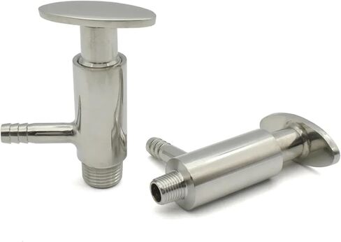 OD 25.4 مللي متر ، 10 مللي متر خرطوم هوك المشبك SS304 الفولاذ المقاوم للصدأ صمام أخذ العينات مقبض يدوي in Kuwait