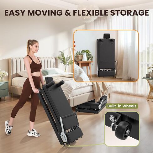 مصلح بيلاتيس قابل للطي - آلة بيلاتيس مصلح مع زنبركات، معدات رياضية بيلاتيس سريعة التجميع للتمرين المنزلي وصالة الألعاب الرياضية، آلة بيلاتيس بعجلات مطورة ولوحة قفز in Kuwait