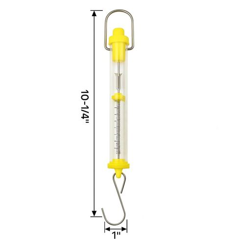 مجموعة من 6 موازين زنبركية بلاستيكية أنبوبية، 1N–50N نيوتن وجرام، مجموعة مقياس قوة ديناميكي تعليمي لفصول الفيزياء والتجربة العلمية واستخدام مختبر الطلاب in Kuwait