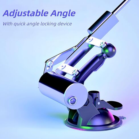 20N Mini Linear Actuator, 3-12V Electric Linear Motion Actuator, 39mm Stroke Reciprocating Linear Actuator, 30-190 Times/min Variable Speed, Adjustable Angles, Suction Base, M6 Thread Rod in Kuwait