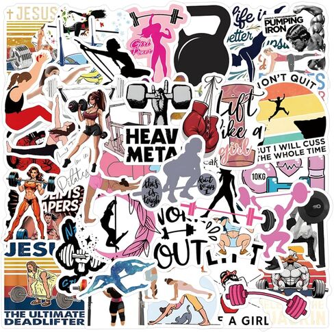 55Pcs Bowling Stickers Including pins, Balls and Other Patterns, Waterproof Vinyl Stickers, Suitable for Decorating Water Bottles, laptops, Helmets(Bowling) in Saudi Arabia