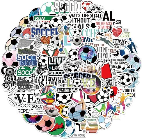 55Pcs Bowling Stickers Including pins, Balls and Other Patterns, Waterproof Vinyl Stickers, Suitable for Decorating Water Bottles, laptops, Helmets(Bowling) in Saudi Arabia