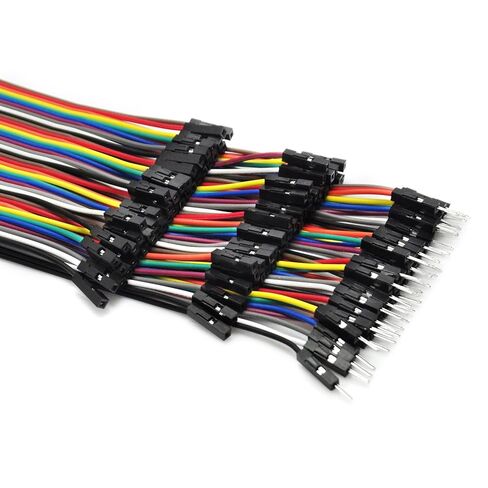 Gikfun 120pcs Breadboard Jumper Cable 40Pin Multicolored Wires 20cm for Arduino Dupont Connector Electronics DIY Kit EK8403 in Saudi Arabia