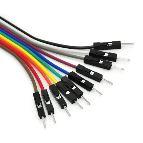 Gikfun 120pcs Breadboard Jumper Cable 40Pin Multicolored Wires 20cm for Arduino Dupont Connector Electronics DIY Kit EK8403 in Saudi Arabia