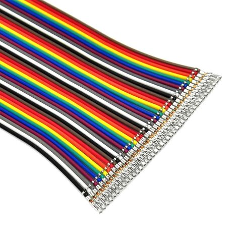 Gikfun 120pcs Breadboard Jumper Cable 40Pin Multicolored Wires 20cm for Arduino Dupont Connector Electronics DIY Kit EK8403 in Saudi Arabia