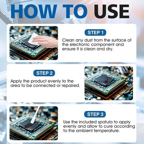 JAOJAO Conductive Glue, Conductive Glue for Electronics Electrically Conductive Adhesive Conductive Performance After Curing Strong Adhesion for Connecting Shielding Fixing Circuits, 120ml in Kuwait