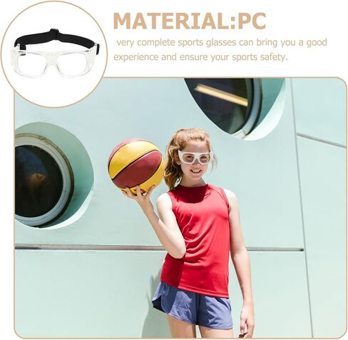 Anti-fog Basketball Training Sports Glasses for Men Lightweight Outdoor Protective Eyewear with Transparent Lens Comfortable Fit for Cycling Hiking and Motorcycling in Saudi Arabia