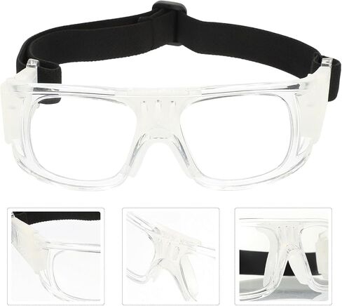 Sports Safety Goggles for Men Anti-Fog Outdoor Football Basketball Protective Eyewear Compatible with Prescription Frames in Saudi Arabia