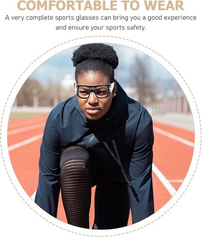 Anti-fog Sports Protective Eyewear for Men Outdoor Safety Goggles for Football Basketball Cycling Comfortable Fit with High-grade Material for Running Hiking Racing in Saudi Arabia