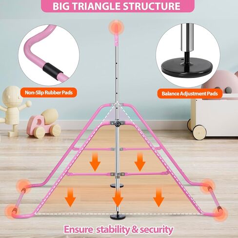 نوفا اللوازم الطبية شريط الجمباز للأطفال ارتفاع قابل للتعديل تدريب جونيور كيب بار للمنزل للطي الجمباز القضبان الأفقية معدات تدريب الجمباز للمنزل وصالة الألعاب الرياضية in Kuwait