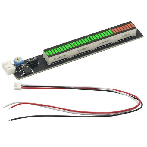 Stereo Music Spectrum LED Light Audio Level Indicator Amplifier VU Meter for Car Player Light Atmosphere Lamps Module in Saudi Arabia