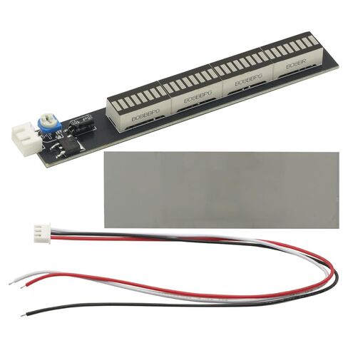 Stereo Music Spectrum LED Light Audio Level Indicator Amplifier VU Meter for Car Player Light Atmosphere Lamps Module in Saudi Arabia