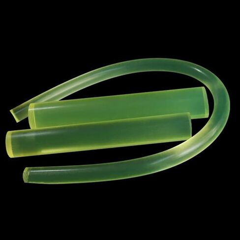 Rubber Rod Semi-Transparent Polyurethane Solid Rod Used for Mechanical DIY Industrial Metallurgy, Length 500mm,6mm×500mm in Saudi Arabia
