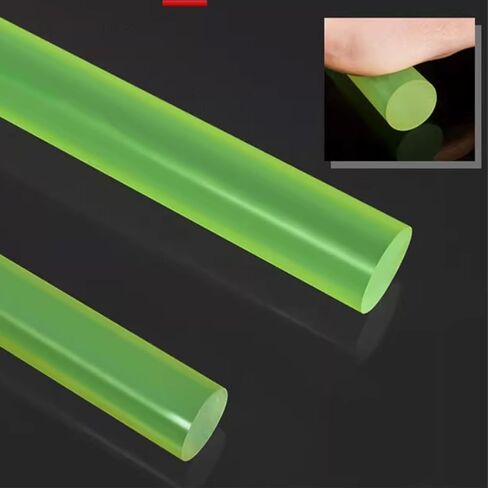 Rubber Rod Semi-Transparent Polyurethane Solid Rod Used for Mechanical DIY Industrial Metallurgy, Length 500mm,6mm×500mm in Saudi Arabia