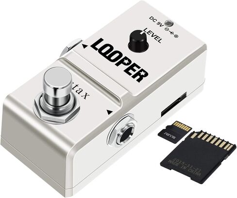 Stax 1GB SD Card Loop Station Pedal - دواسة جيتار Looper مع تسجيل 10 دقائق، عدد غير محدود من Overdubs، تجاوز حقيقي. in Kuwait
