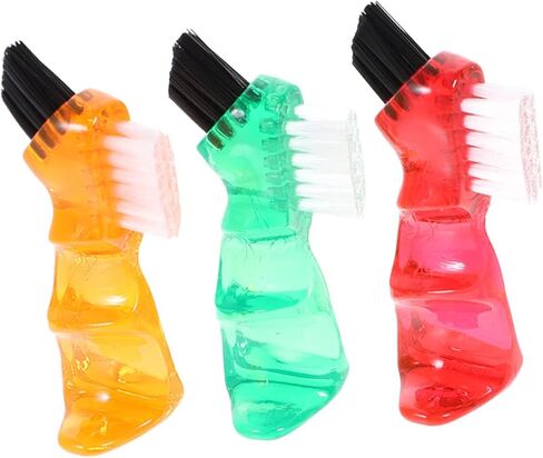 3pcs Professional Denture Daily Use Cleaning Personal Small Brush Bulk Pack Lightweight Mini Multi-Functional Oral Care Denture Brush in Saudi Arabia