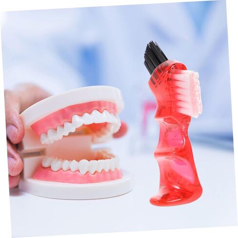 3pcs Professional Denture Daily Use Cleaning Personal Small Brush Bulk Pack Lightweight Mini Multi-Functional Oral Care Denture Brush in Saudi Arabia
