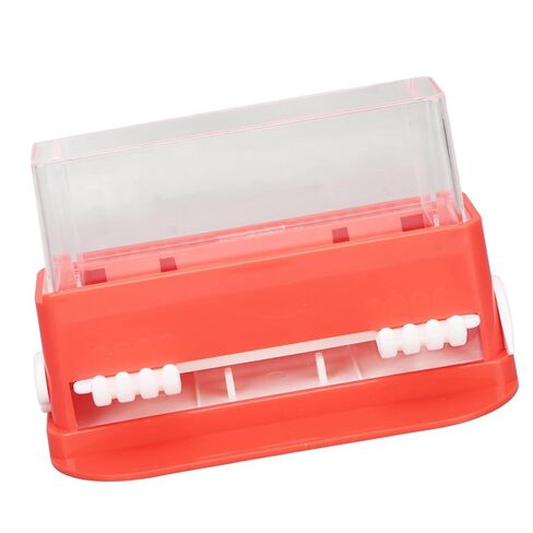ZJchao Interdental Brush, Micro Applicator Transparent Holder Large Capacity Plastic Container Dispenser (Red) in Saudi Arabia