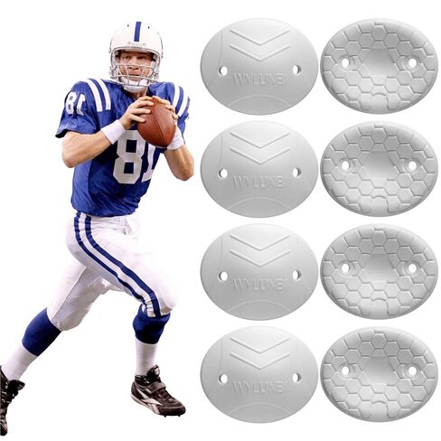 8 قطع من وسادات الركبة لكرة القدم للشباب، مقاس 11.43 سم × 10.16 سم، مناسبة للتدريب الجامعي، وتحمي المرفقين والركبتين in Kuwait