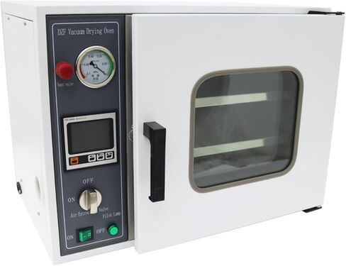 1.9 Cu ft Lab Digital Vacuum Drying Oven 50~200℃ Equipped with LCD Display Screen Heat Treat Oven Intelligent Dryer Adjustable Fan Speed 110V 1400W in Kuwait