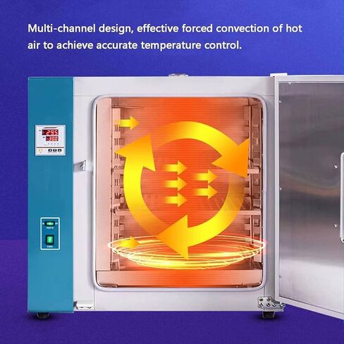15L Vacuum Drying Oven with Digital Controller & Vacuum Gauge, Lab Heating Oven for Precise Drying, Adjustable Temp 50-300°C, Ideal for Scientific Research & Industrial Use in Kuwait
