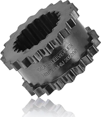 6JE أكمام مطاطية من المطاط الصناعي لـ S-Flex Sure Flex Gear Sleeve Atlas Copco، Ingersoll Rand، 3.75 بوصة OD، 1.875 بوصة طول المطاط الصناعي، عزم دوران 450 بوصة، 6000 دورة في الدقيقة كم مقرنة مرنة in Kuwait