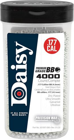 Daisy 4000-Count Precisionmax .177 Cal, 4.5 mm Premium Grade BBS Bottle in Saudi Arabia