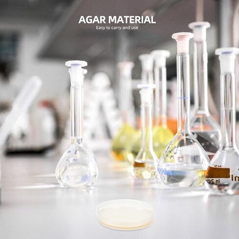 Totority Potato Dextrose Agar Petri Dishes - Prepoured Potato Dextrose Agar (PDA) - for Mushrooms, Home Test Kit, or for Science Fair Projects, Petri Dishes with Agar in Saudi Arabia