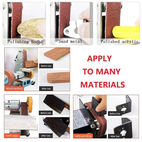 30mm X 330mm Sanding Belts, 10Pcs 1000Grit Aluminum Oxide Grinding Abrasive Belts for Belt Sander, Used for Wood & Metal Polishing Surface Finishing in Kuwait