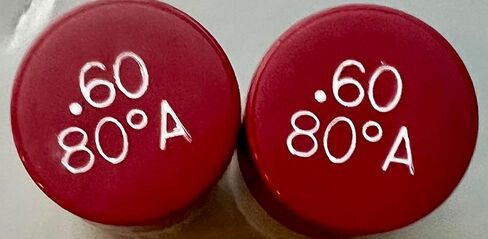Two Pack - Oil Burner Nozzle, .60 80 A, Hollow Spray Red Cap .60 80A Oil Nozzle .60 Gallons per minute with a hollow 80 degree Spray in Saudi Arabia