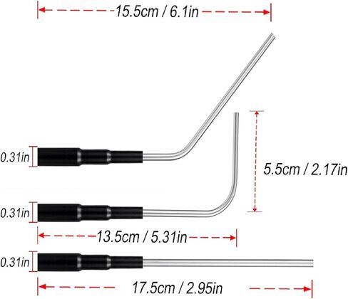 Professional Spray Foam Gun Extension Kit, 6.8 inch Stainless Steel Nozzles with 360-degree rotation, which is used for filling and sealing, sound insulation and noise elimination, etc(Plug in type) in Kuwait