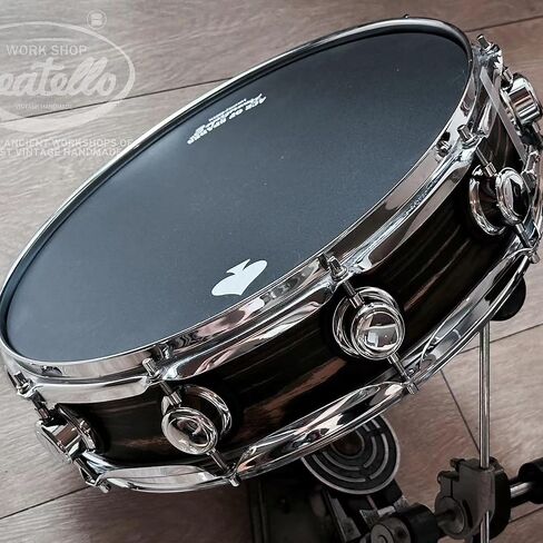 طبلة كمين خشبية مقاس 14 بوصة، كمين احترافي ذو 10 عروات مع أسلاك كمين من السبائك، هجوم فائق السطوع، يتضمن مفتاح تحرير سريع عزم الدوران بدون خطوات، طبلة مقاس 14 بوصة × 4 بوصة للمبتدئين والمحترفين in Kuwait