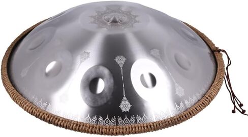 440Hz Steel Tongue Drum with Mandala Pattern, D Minor 10 Notes Handpan Percussion Instrument in Saudi Arabia