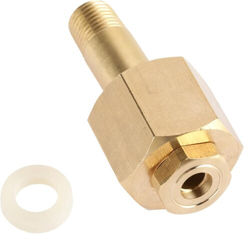 CGA-320 Brass Carbon Dioxide CO2 Regulator Inlet Nut And Nipple With Washer in Saudi Arabia