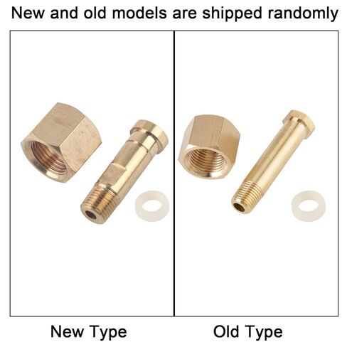 Jeanoko CGA-320 Regulator Inlet Nut Brass CO2 Fitting Nut and Nipple with Washer for CO2 Valve Pressure Reducing in Saudi Arabia