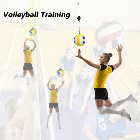 أداة مساعدة لتدريب الكرة الطائرة، مدرب مدبب للكرة الطائرة، مناسب للتقديم، التدريب على القفز والقفز، مجهز بحبال مرنة للتعليق وممارسة الكرة الطائرة. -أذن واحدة in Kuwait
