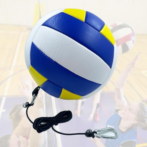 أداة مساعدة لتدريب الكرة الطائرة، مدرب مدبب للكرة الطائرة، مناسب للتقديم، التدريب على القفز والقفز، مجهز بحبال مرنة للتعليق وممارسة الكرة الطائرة. -أذن واحدة in Kuwait