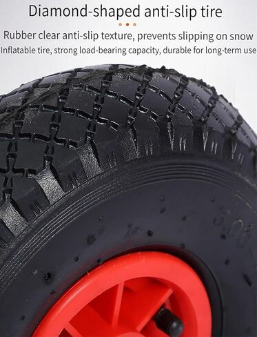 دافعة الثلج المتدحرجة من ELEFOCUS، مجرفة ثلج شديدة التحمل مع مقبض ارتفاع قابل للتعديل وشفرة اتجاهية للممرات (75 × 43 سم / 29 × 17 بوصة) in Kuwait