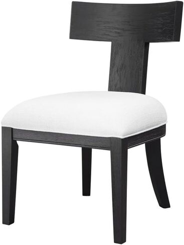 Uttermost Idris Charcoal Black Stain Armless Chair in Saudi Arabia