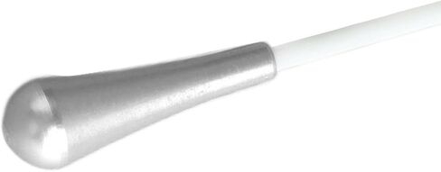 SUNGOOYUE Conductor Baton Music Baton, Professional Orchestra Baton with Balanced Weight Distribution for Conductors Teachers Music Directors (Silver) in Kuwait