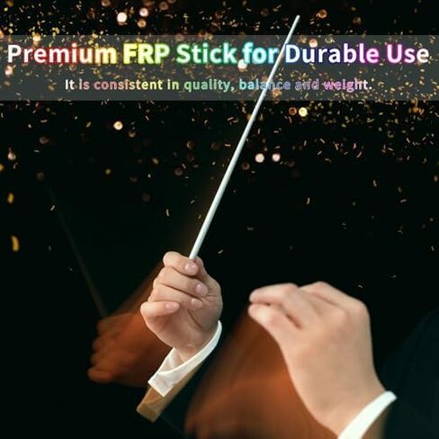 15inch Wood Handle Music Conductor Baton with Wood Handle - FRP Orchestra Stick for Symphony & Choral Directors in Kuwait
