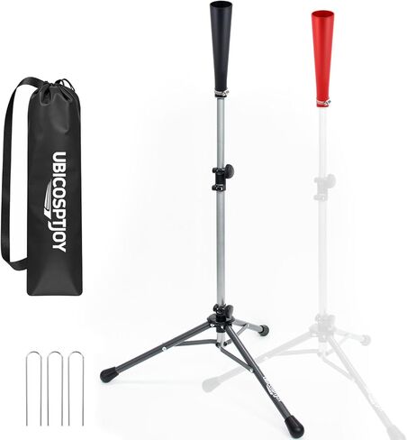 Baseball Tees for Hitting, Adjust Height, for Kids Aged 3-8, Baseball Softball Training Equipment with Strong Tee Topper Carrying Case, Weather-Resistant Design in Kuwait