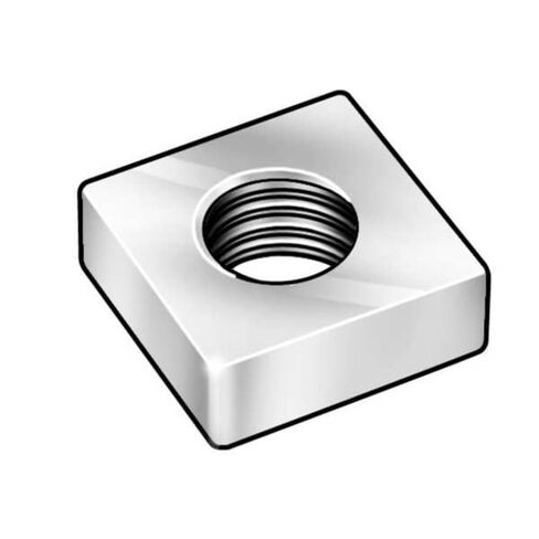 Square Nut, 8-32, 11/32 W, Steel, ZP, PK100 in Saudi Arabia