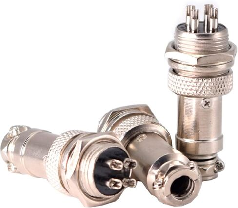 GX16 Circular Connector 2 Pin 3pin 4pin 5pin 6pin 7pin Male & Female Socket(8P) in Saudi Arabia