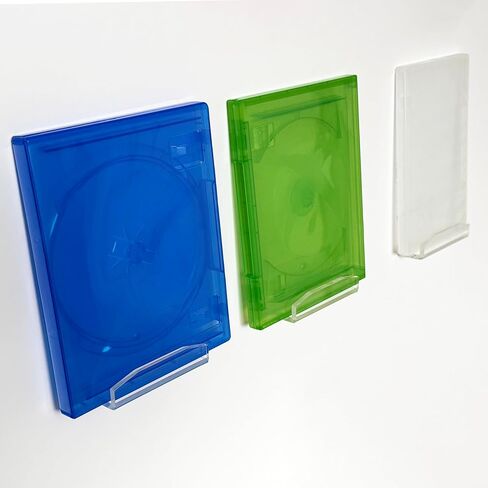 Clear Acrylic Wall Mount for DVD & Blu-ray – Floating Disc & Game Display Holder, Minimalist Design hanger for Movies, 4K UHD & Video Games Organizer in Kuwait