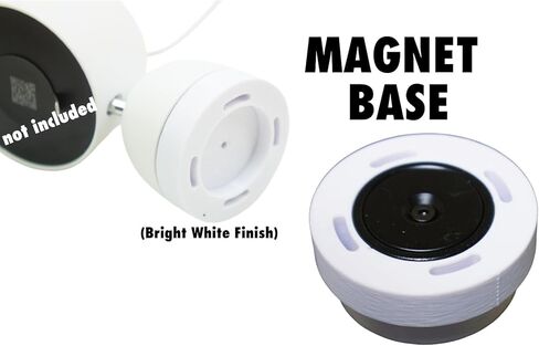 Magnet Base Wall Mount for Google Nest Cam (Wired) 2nd Generation White (Magnetic) in Saudi Arabia