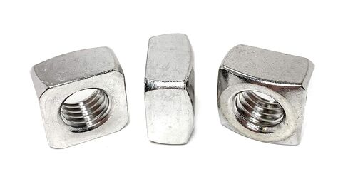 1/2-13 Stainless Steel Square Nuts 18-8 (4 Pcs) in Saudi Arabia